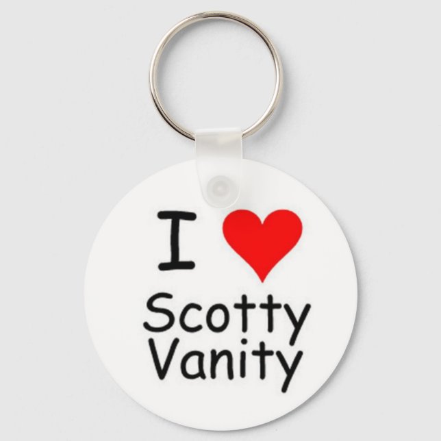 Ich höre Scotty Vanity Schlüsselanhänger (Vorderseite)