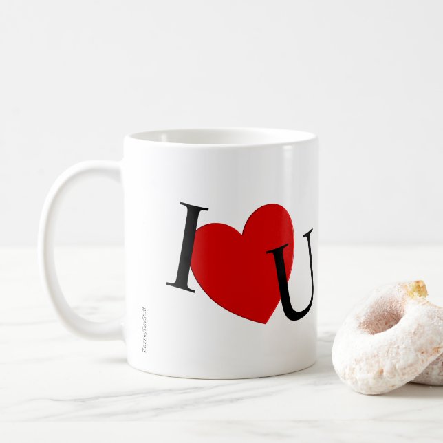 Ich höre Sie Valentinin's Coffee Tasse (Mit Donut)
