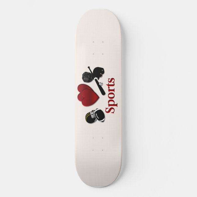 Ich höre Sport Skateboard (Vorderseite)