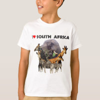 Ich höre Südafrika Wildlife Collage