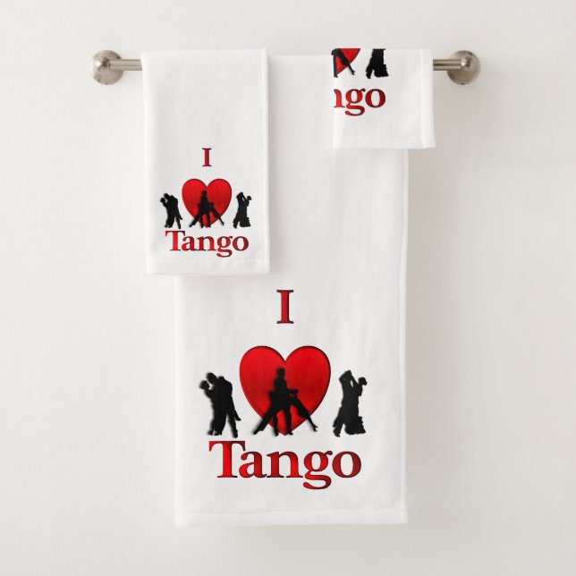 Ich höre Tango Badhandtuch Set (Insitu)