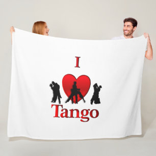 Ich höre Tango Fleecedecke