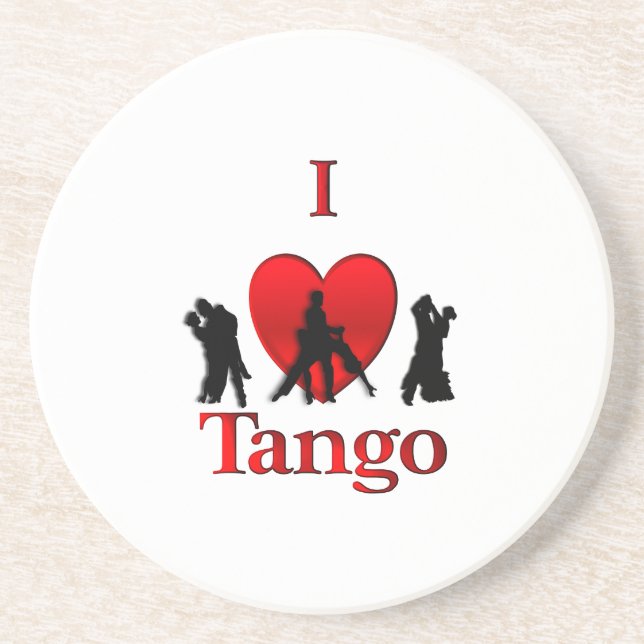 Ich höre Tango Getränkeuntersetzer (Vorne)
