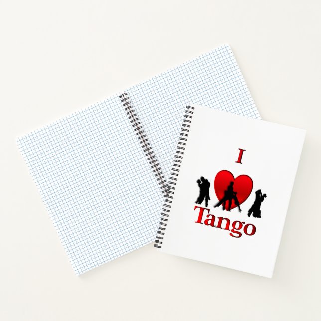 Ich höre Tango Notizbuch (Innenseite)