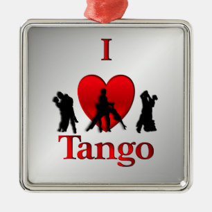Ich höre Tango-Tanz Ornament Aus Metall