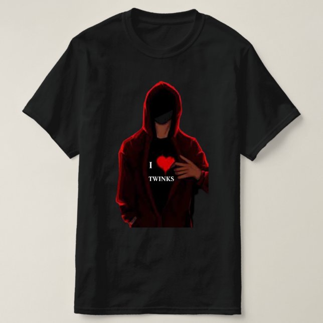 Ich höre Twinks, LGBTQ+, Gay Daddy T - Shirt (Design vorne)