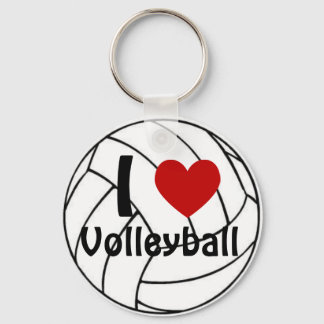 Ich höre Volleyball Schlüsselanhänger