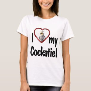 Ich höre, wie mein Cockatiel das Foto Ihres Vogel  T-Shirt