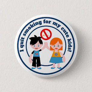 Ich hörte auf zu rauchen für meine Kinder Button