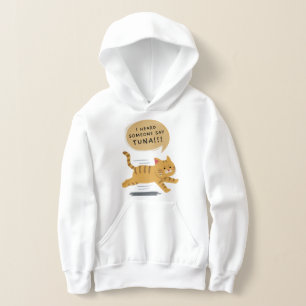 Ich hörte jemanden Thunfisch sagen Hoodie