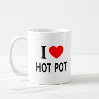 Ich ❤️ HOT POT Ich liebe HOT POT Ich mag HOT POT Kaffeetasse