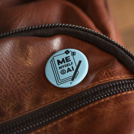 Ich, ich und ich, ich und ich, schwarze Kunst Button