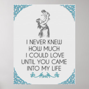 ICH ich wusste nie, wie viel ich ❤️ Mutter u. Poster