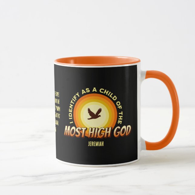 ICH IDENTIFIZIERE ALS KINDER DIE HÖCHSTEN GOTT Vin Tasse (Rechts)
