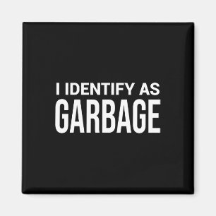 Ich identifiziere mich als Garge für Trump Lustige Magnet