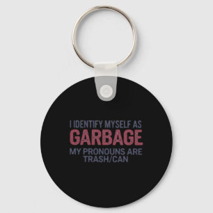 Ich identifiziere mich als Garge Lustiger Garge fü Schlüsselanhänger