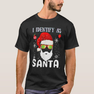 Ich identifiziere mich als Weihnachtsweihnachtsjam T-Shirt