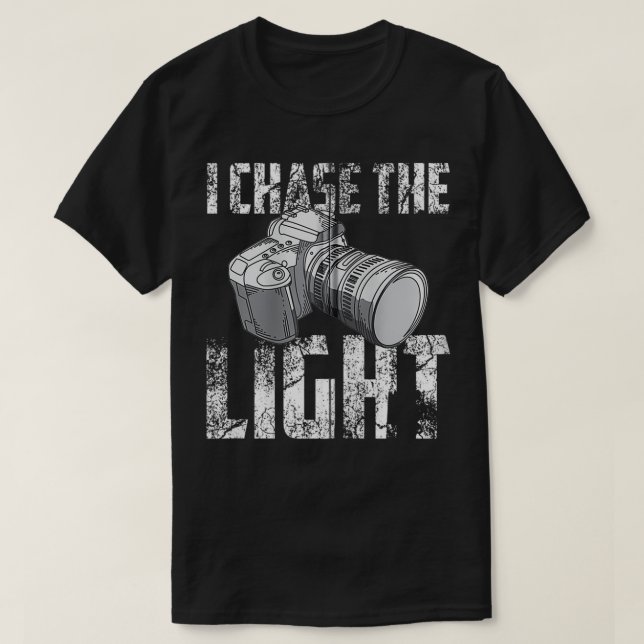 Ich jage die leichtlustigen Fotoliebhaber Geschenk T-Shirt (Design vorne)