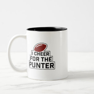 Ich juble für den Jäger Zweifarbige Tasse