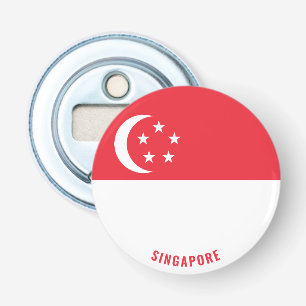Ich juble nach Singapur! Splendid Patriotic Flaschenöffner