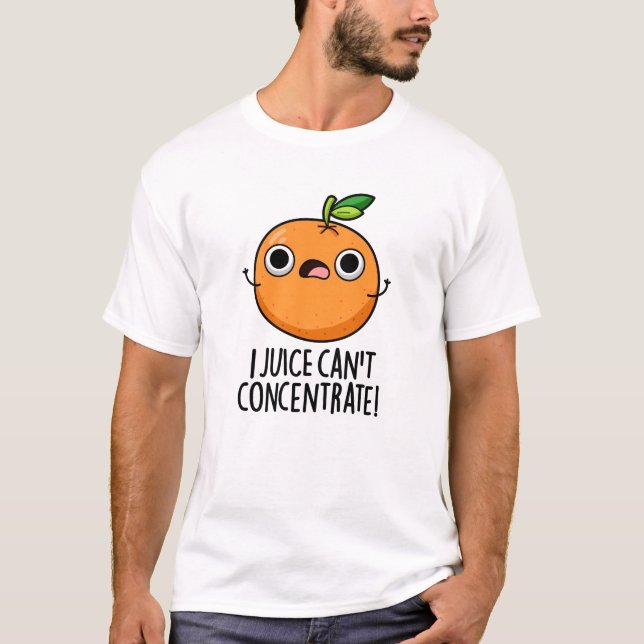 Ich Juice kann Niedliche Orangenpuppe nicht konzen T-Shirt (Vorderseite)