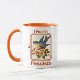 Ich kackte auf Faschisten Tasse
