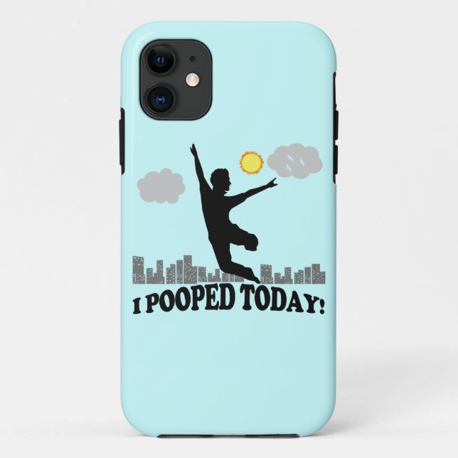 Ich kackte heute Case-Mate iPhone hülle (Rückseite)
