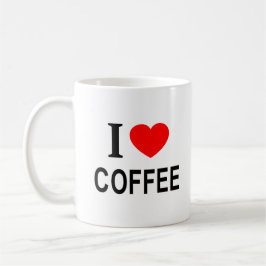 ICH ❤️ KAFFEE I LIEBE KAFFEE I HERZKAFFEE KAFFEETASSE
