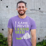 Ich kam, als ich zugemäht wurde, habe ich Gras-Fun Tri-Blend Shirt<br><div class="desc">Haben Sie ein eigenes Landschaftsunternehmen? Liebe mähen Sie Ihren eigenen Rasen? Schauen Sie sich gerne Actionfilme an? Sie werden das lustige Sprichwort "Ich bin gekommen, ich habe geknickt Gras geknickt" Liebe geben. Die kommerzielle Rasenmähergrafik begleitet die weiße und helle Kalkgrün-Botschaft dieses grafischen T - Shirt. Brauchen Sie Gag Geschenke, die...</div>