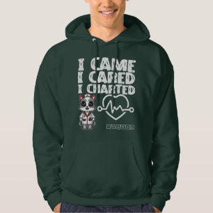 Ich kam, ich kümmerte mich, ich zeichnete - Kranke Hoodie