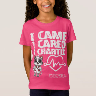 Ich kam, ich kümmerte mich, ich zeichnete - Kranke T-Shirt
