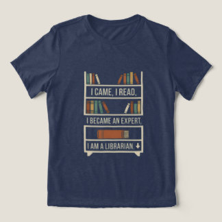 Ich kam, ich las, ich wurde Experte, ich bin Bibli Tri-Blend Shirt