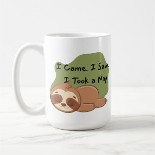 Ich kam. Ich sah. Ich hielt ein Nickerchen. Lustig Kaffeetasse