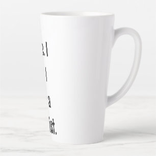 Ich kam. Ich sah. Ich machte eine Checkliste. Milchtasse