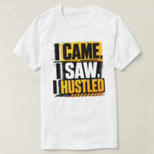 Ich kam, ich sah, ich rackerte Zitat im Yellow Gru T-Shirt