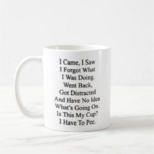 ICH KAM, ICH SAH KAFFEETASSE