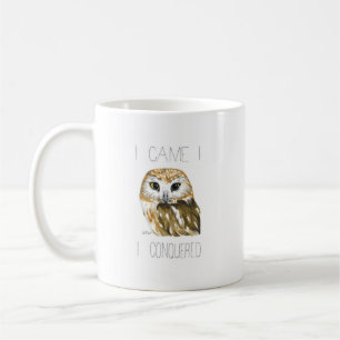 Ich kam, sah ich weiß, ich eroberte (N. Saw-Weiß Kaffeetasse