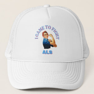 ICH KAM ZUM BEKÄMPFEN VON ALS/LOU GEHRIG'S AWARENE TRUCKERKAPPE