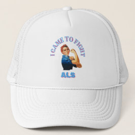ICH KAM ZUM KAMPF ALS/LOU GEHRIG'S/AWARENESS UNISE TRUCKERKAPPE