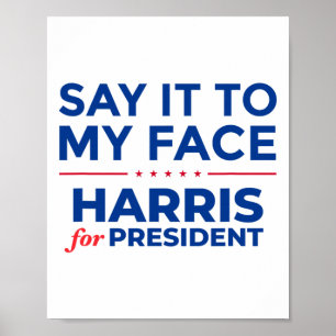 Ich Kamala Harris Für Präsidentschaftswahl 2024 Poster