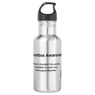 Ich kämpfe für Tourettes Bewusstsein Trinkflasche