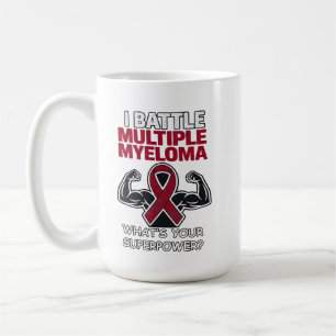 Ich kämpfe gegen Multiples Myelom Krebsbewusstsein Kaffeetasse