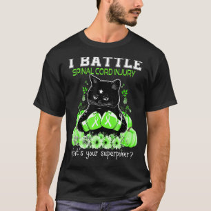 Ich kämpfe gegen Rückenmarksverletzung Katzenbewus T-Shirt