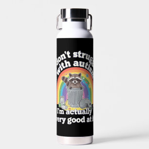 Ich kämpfe nicht mit Autismus Autistisch Funny Rac Trinkflasche
