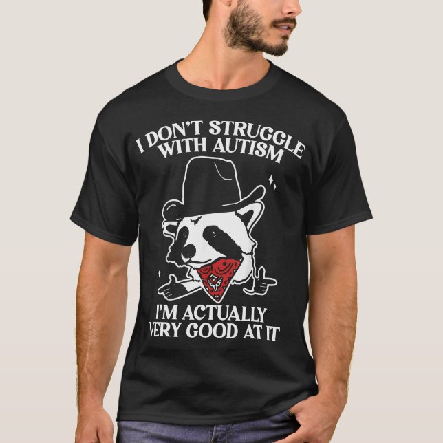Ich kämpfe nicht mit autistischem Shirt, sonnenaut T-Shirt (Vorderseite)