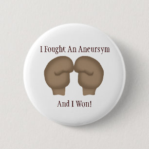 Ich kämpfte einen Aneurysma-Knopf Button