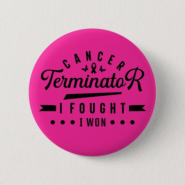 Ich kämpfte und ich gewann T - Shirt Button (Vorderseite)