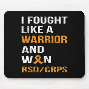 Ich kämpfte wie ein Krieger und Won Rsd - Crps Mousepad