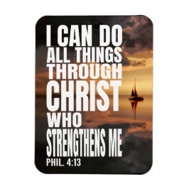 ICH KANN ALLE DINGE DURCH CHRISTEN TUN, DIE STÄRKE MAGNET