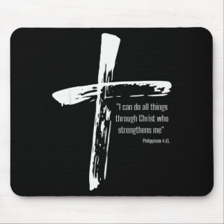 Ich kann alle Dinge durch Christus, der mich stärk Mousepad